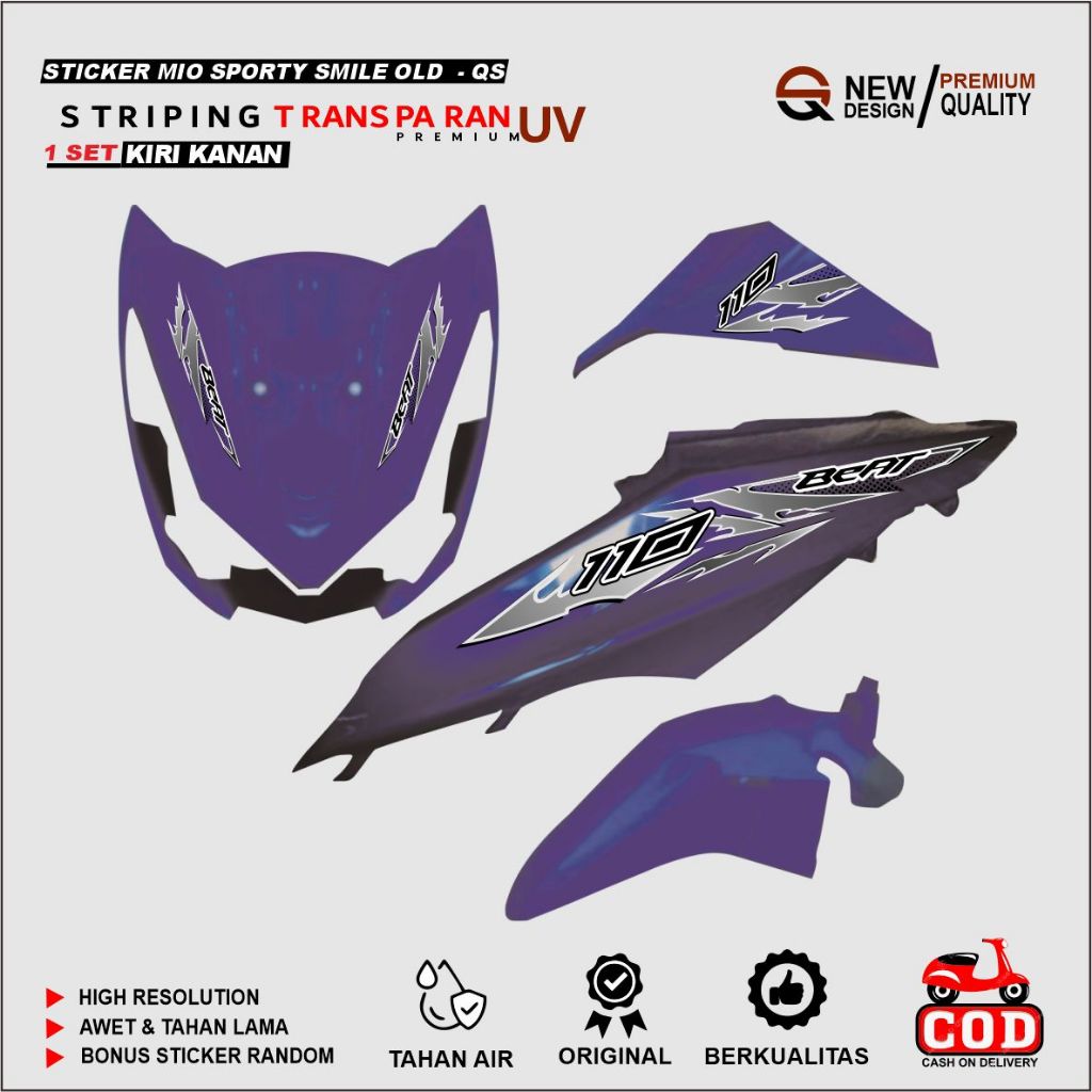 STRIPING TRANSPARAN BEAT FI 2017 COD