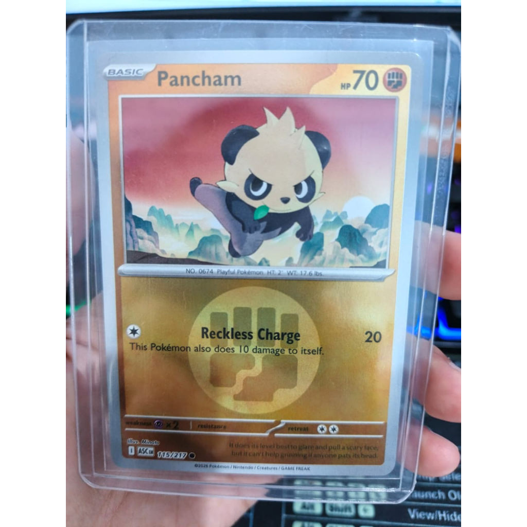 Eceran Kartu Pokemon Reverse Holo - Ascended Heroes ASC - English Version - NM Pack Fresh