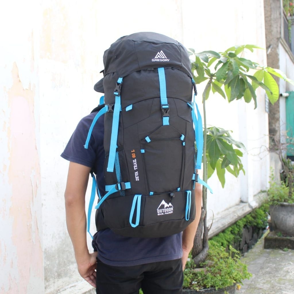 Tas ransel Gunung 60 liter - Tas ransel outdoor semi carrier