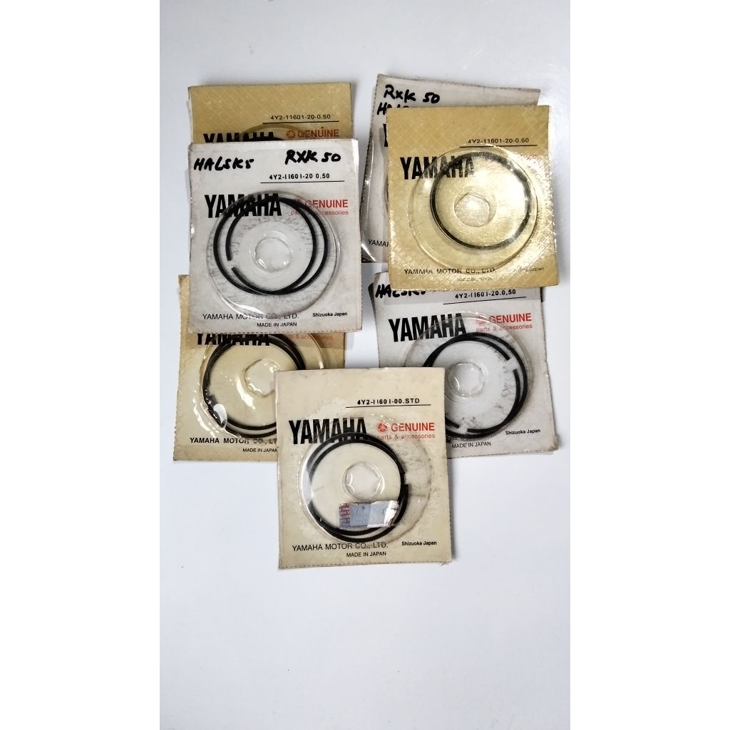 ring piston ring seher seker Yamaha RXking RX king  OS  STD 0,50 original ygp 4Y2
