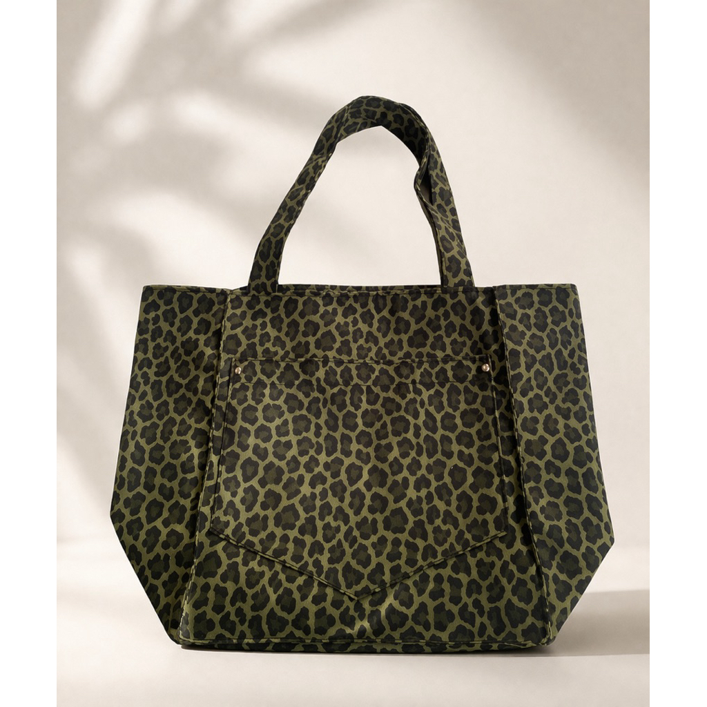 tas leopard selempang bahu | totebag leopard