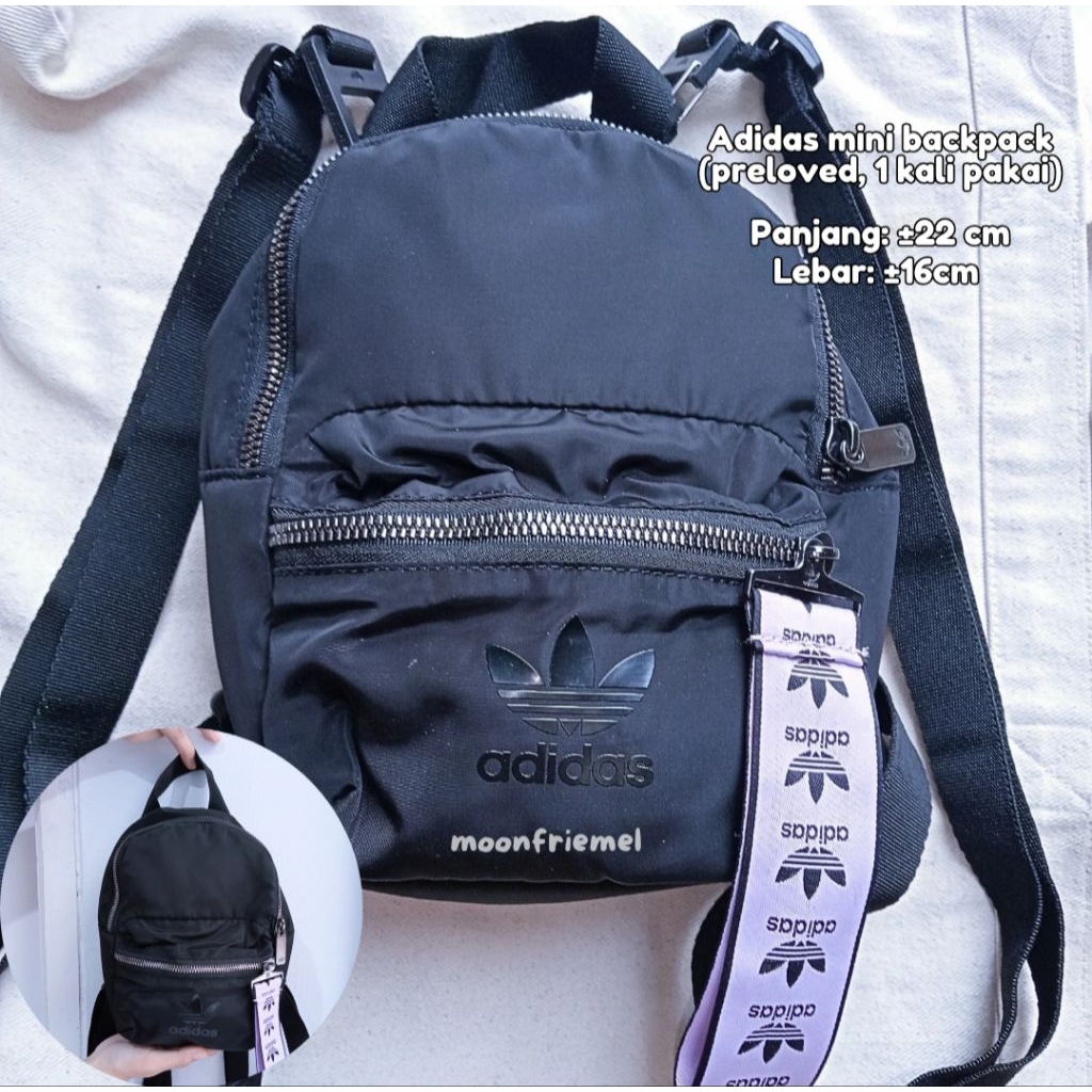 Mini Backpack Adidas | Tas kecil preloved