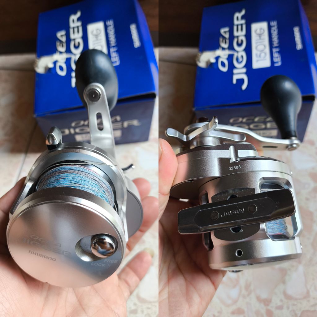 Shimano Ocea Jigger 1501HG Left Handle Kiri Second Kondisi Terawat Japan