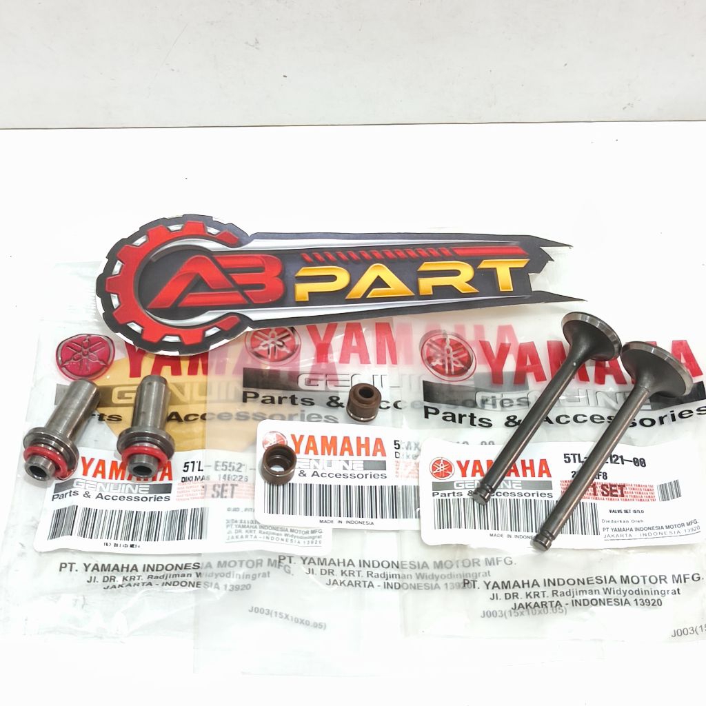 botol klep + klep set + seal klep Mio sporty Mio soul Mio smile