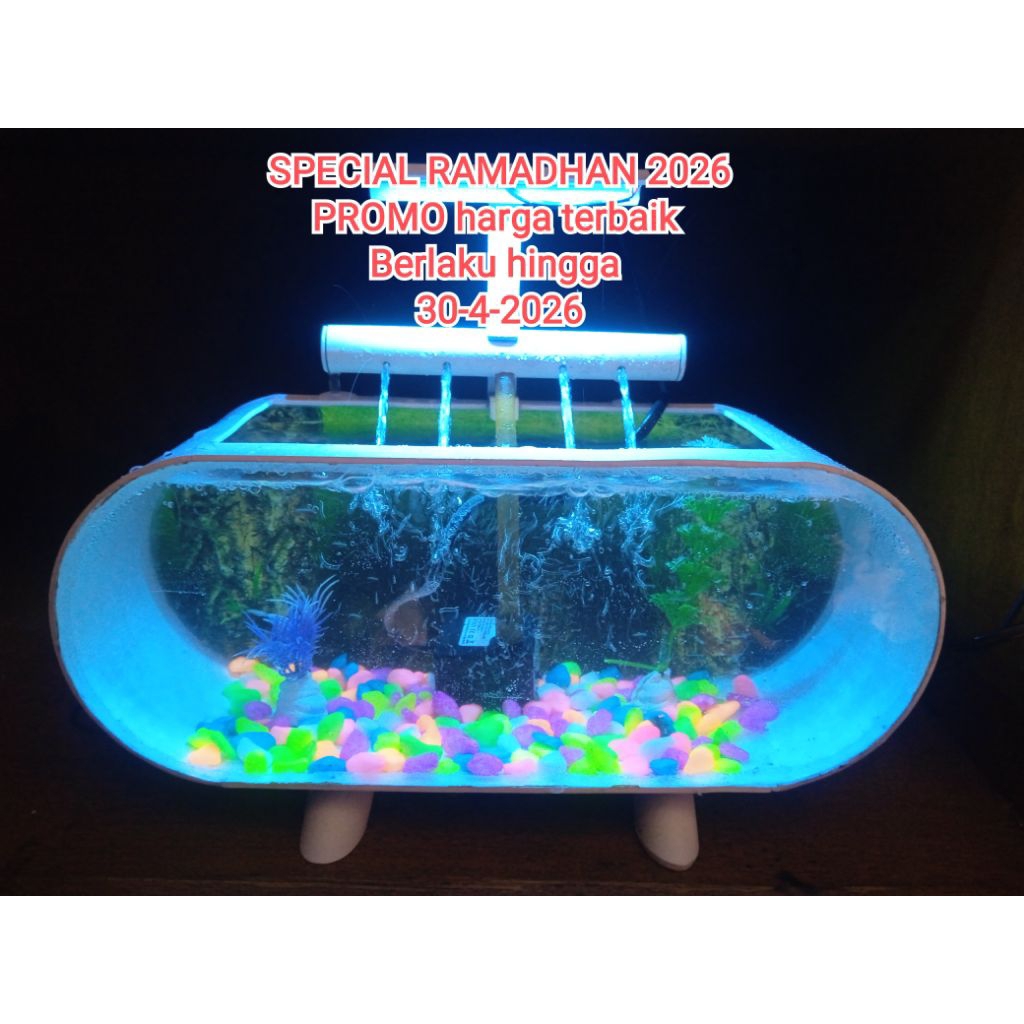akuarium mini fullset pvc/aquarium pvc/ aquarium akrilik/ aquarium minimalis