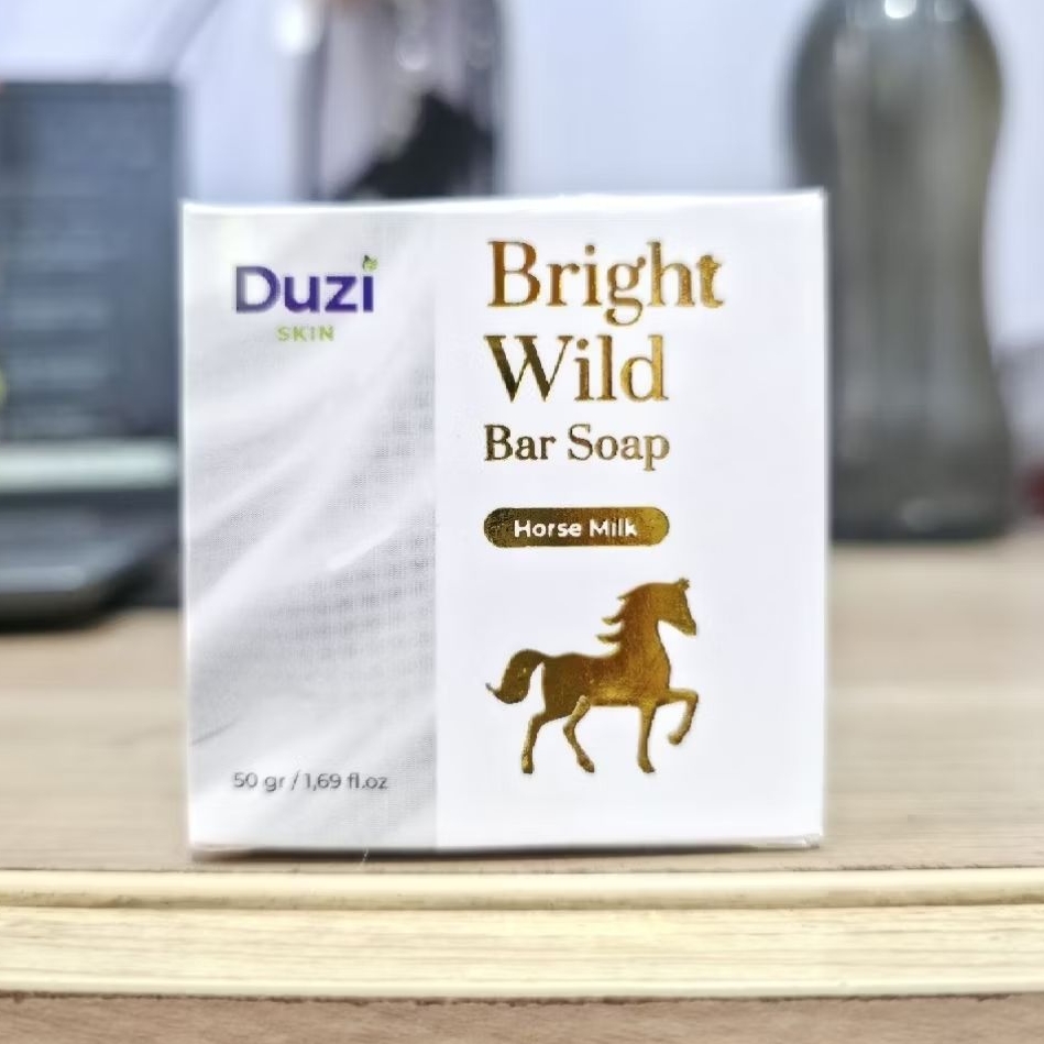 DUZI Sabun Susu Kuda Duzi Skin - Sabun Susu Kuda - Bright Wild Bar Soap Horse Milk 1 PCS