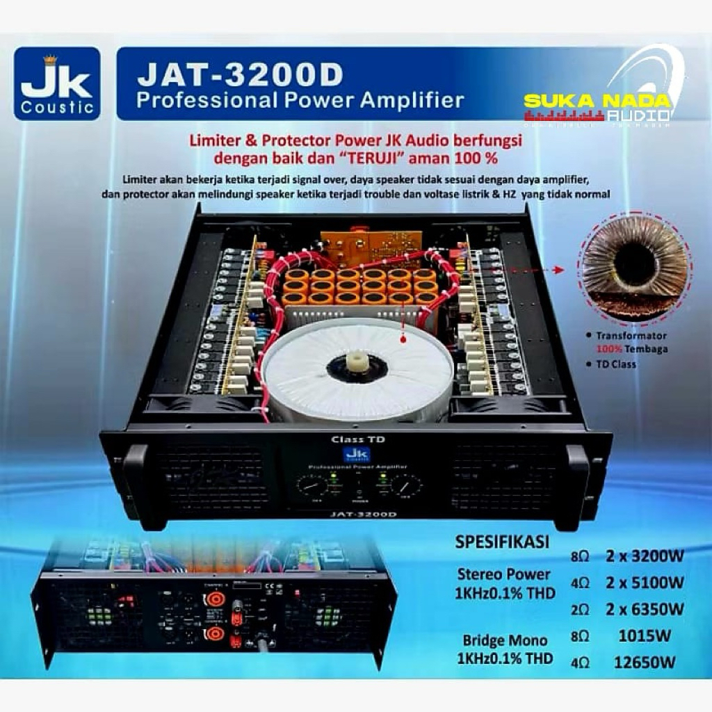 POWER JK COUSTIK JAT-3200D Clas TD