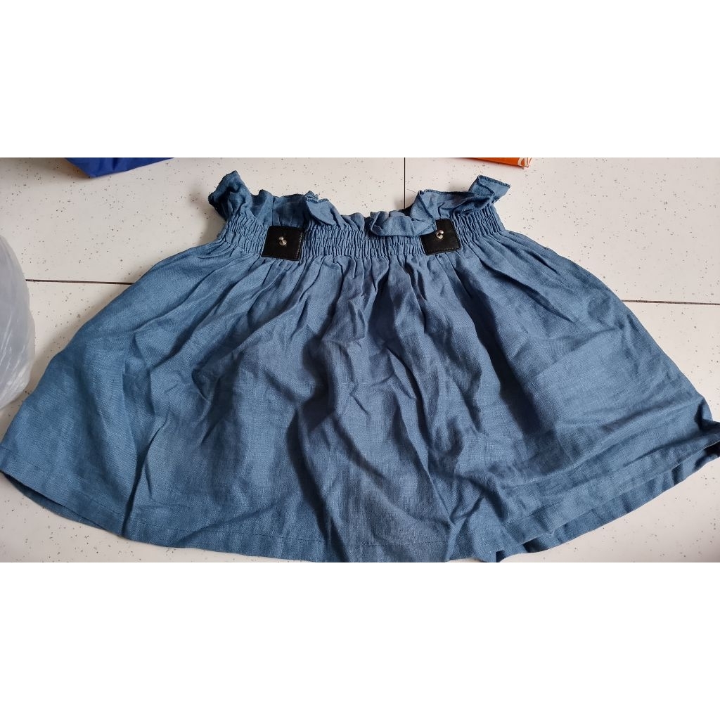 Rok Denim Jeans Bahan Bagus, Second Good Quality
