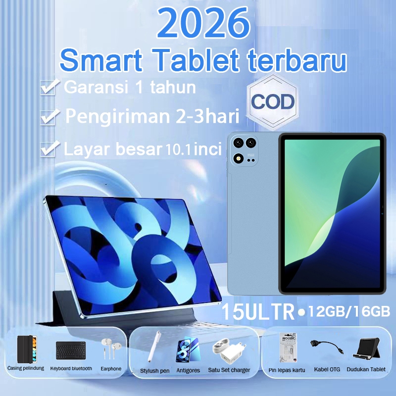 Tablet 15ULTRA (16GB+1024GB)10.1inch"lPS Screen Tablet Android 12 10000 mAh Dual Sim CardadvanTablet