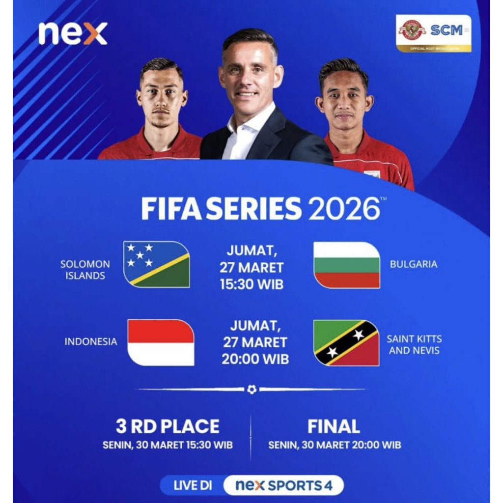 Paket Timnas FIFA Series Nex Parabola ( gratis paket Basic MNC Group 1bulan)