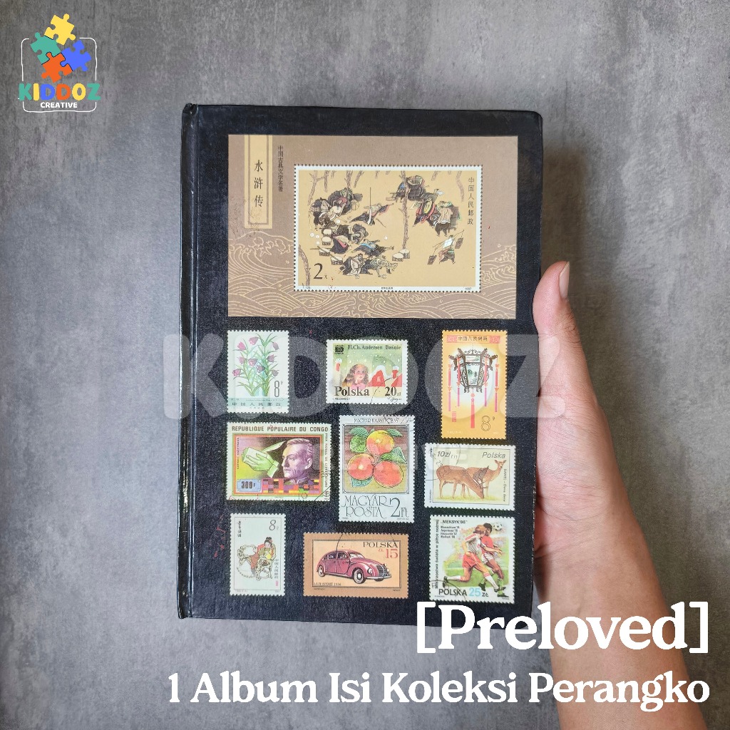 Koleksi Perangko Lama 1 BUKU ALBUM - Asing / Indonesia Jadul (Preloved Filateli)