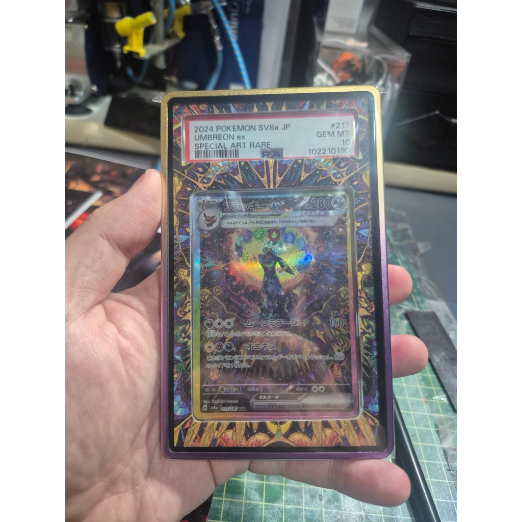Kartu Pokemon Jepang Grading PSA Pokemon Card TCG Umbreon ex 217 JPN PSA 10