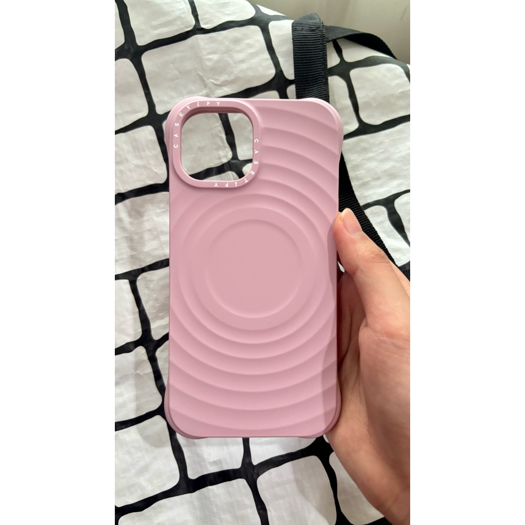 casetify ripple case primerose pink original iphone 15