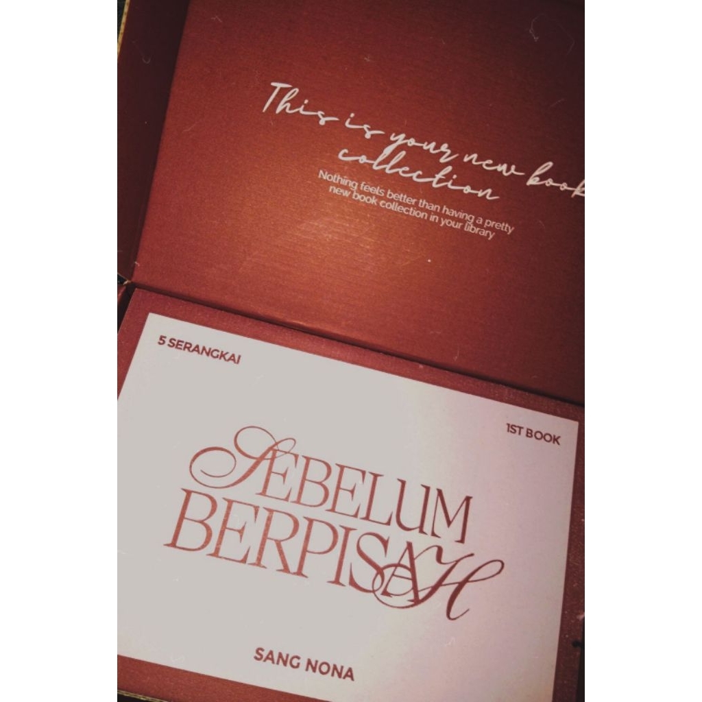 [PRELOVED] NOVEL SEBELUM BERPISAH BY NONAMERAHMUDA HARD COVER