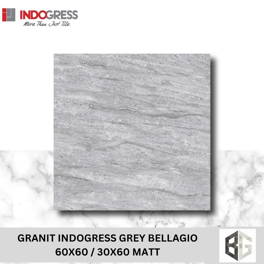GRANIT INDOGRESS Grey Bellagio 60x60 / 30x60 Matt