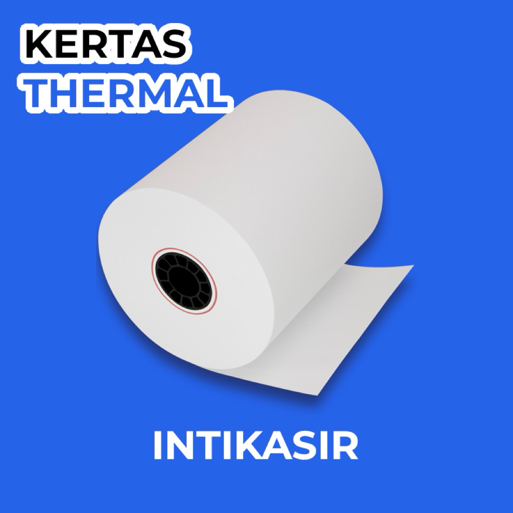 Struk Thermal Biru