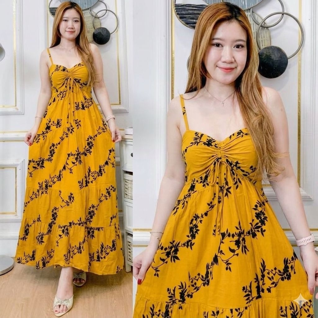 daster bali panjang tali pundak stella