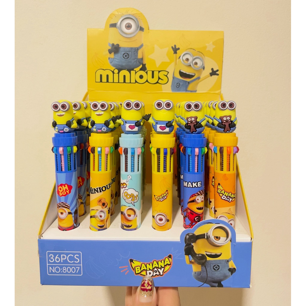 PEN 10 WARNA MINIONS