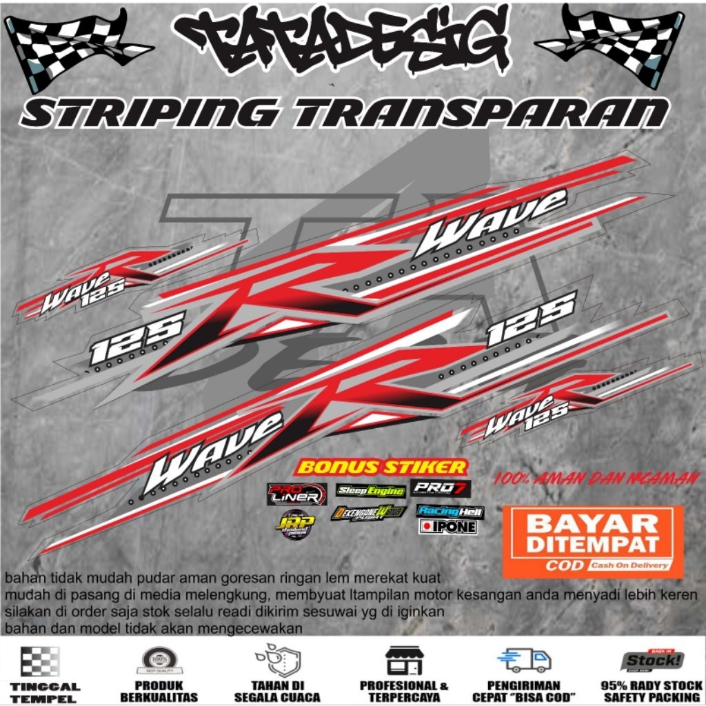 stiker variasi karisma d karisma x karisma 125 thailand