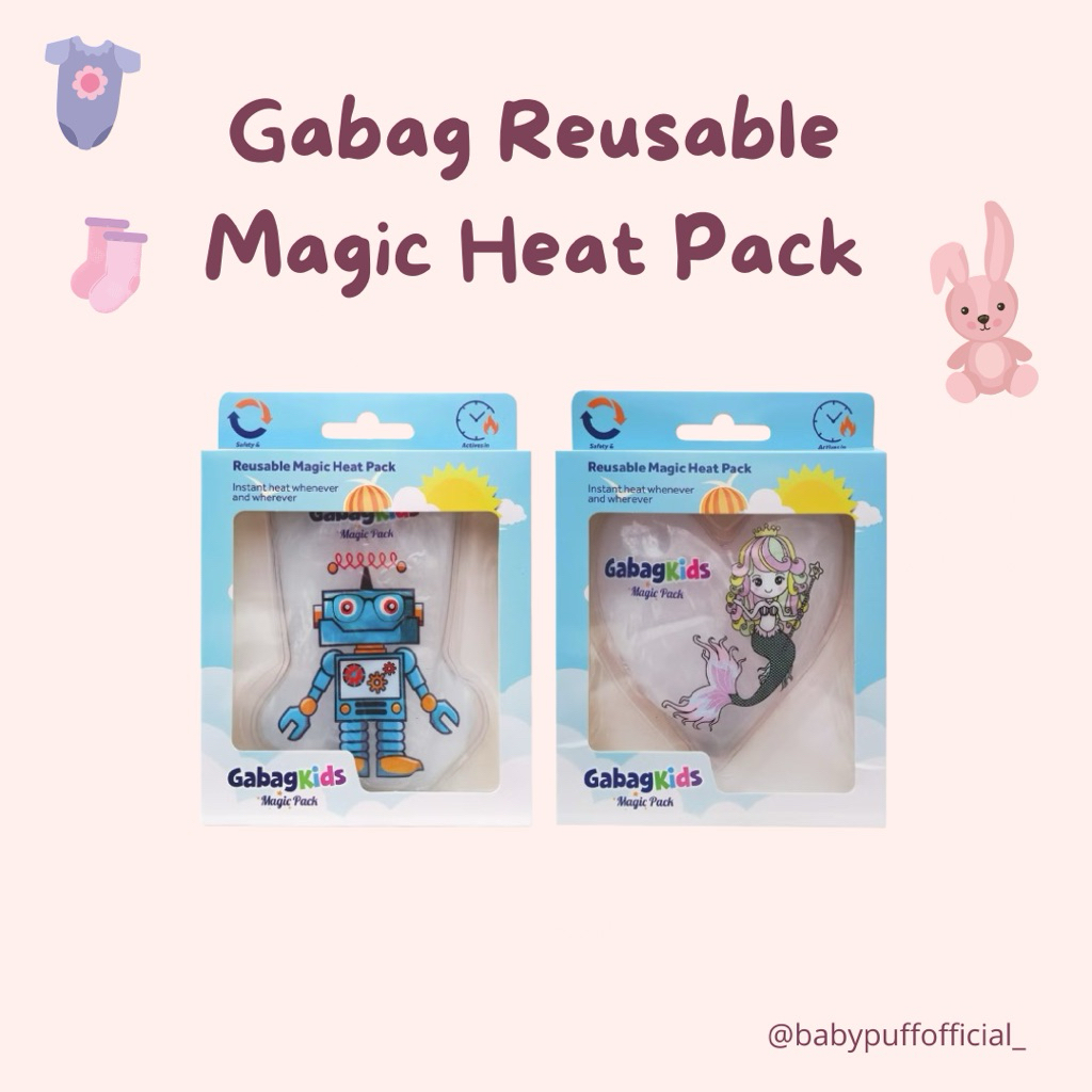 (Baby Puff) Gabag Reusable Magic Heat Pack by baby puff