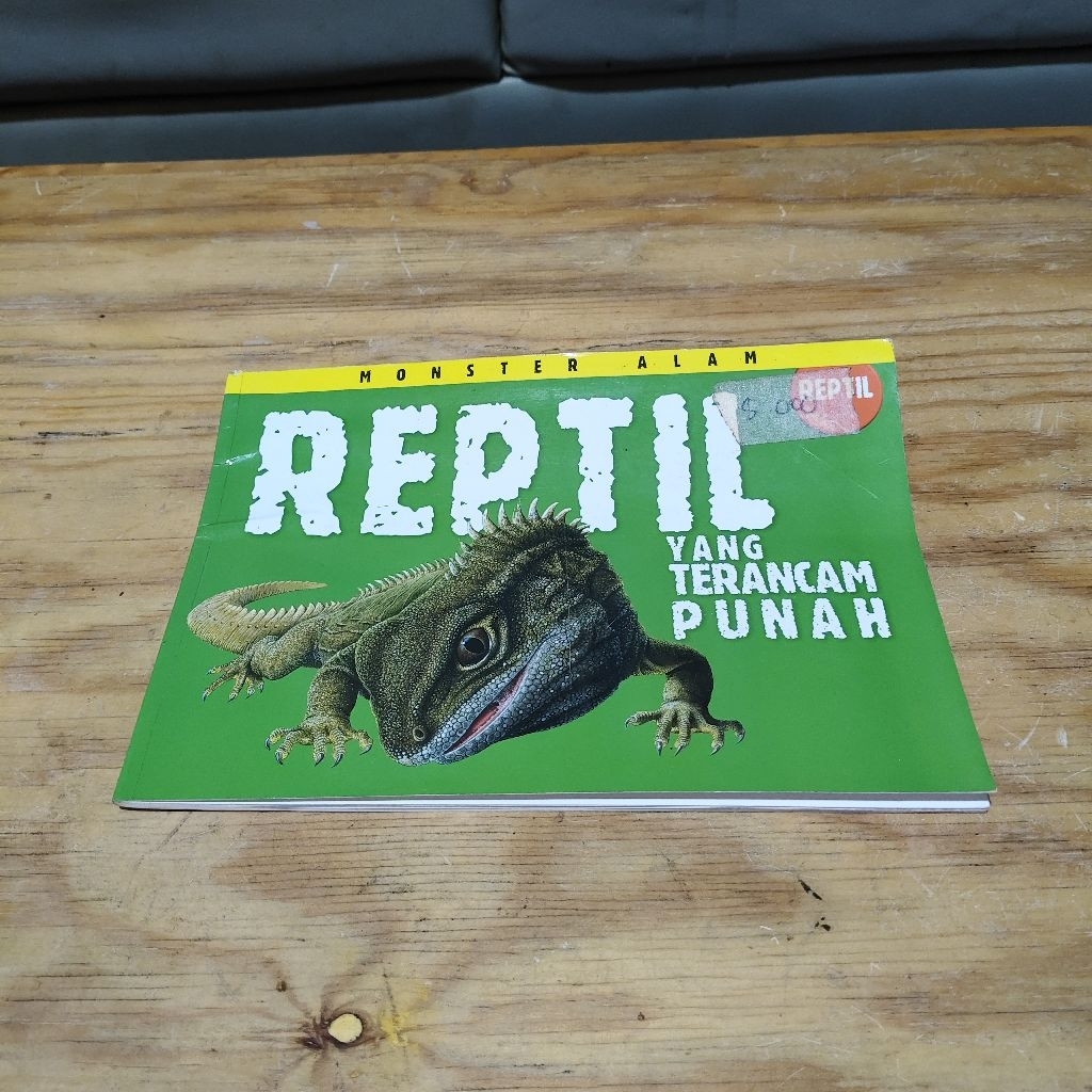 Buku Monster Alam Reptil yang Terancam Punah
