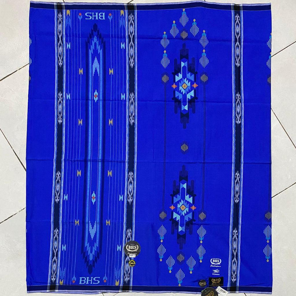 BHS SID Masterpiece Gold Spunsilk Mercerized Biru 2019 Hanya Jahit Vertikal Pinggir