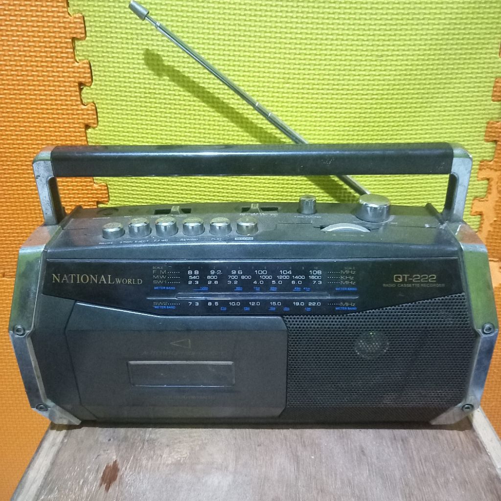 Radio National QT-222 / Radio Lawas jadul klasik vintage
