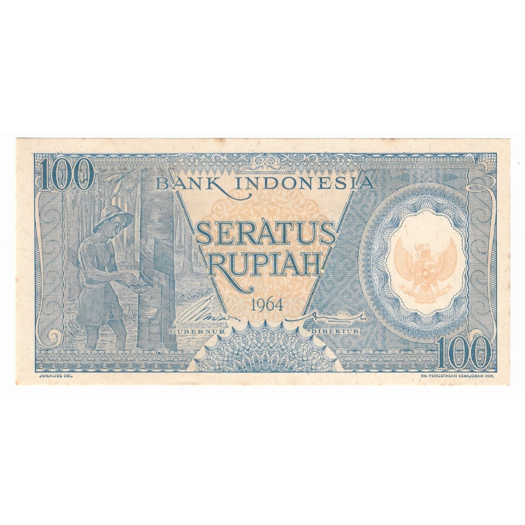 Uang Kuno 100 Rupiah Seri Pekerja Biru Original Murah