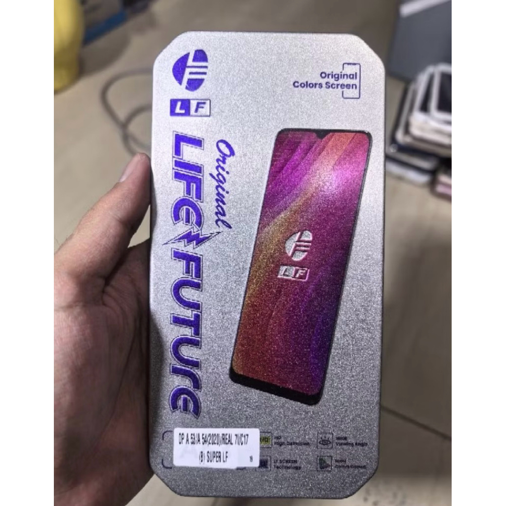 [ LCD LF ]OPPO A53 LF SILVER FULLSET TOUCHSCREEN GROSIR MURAH