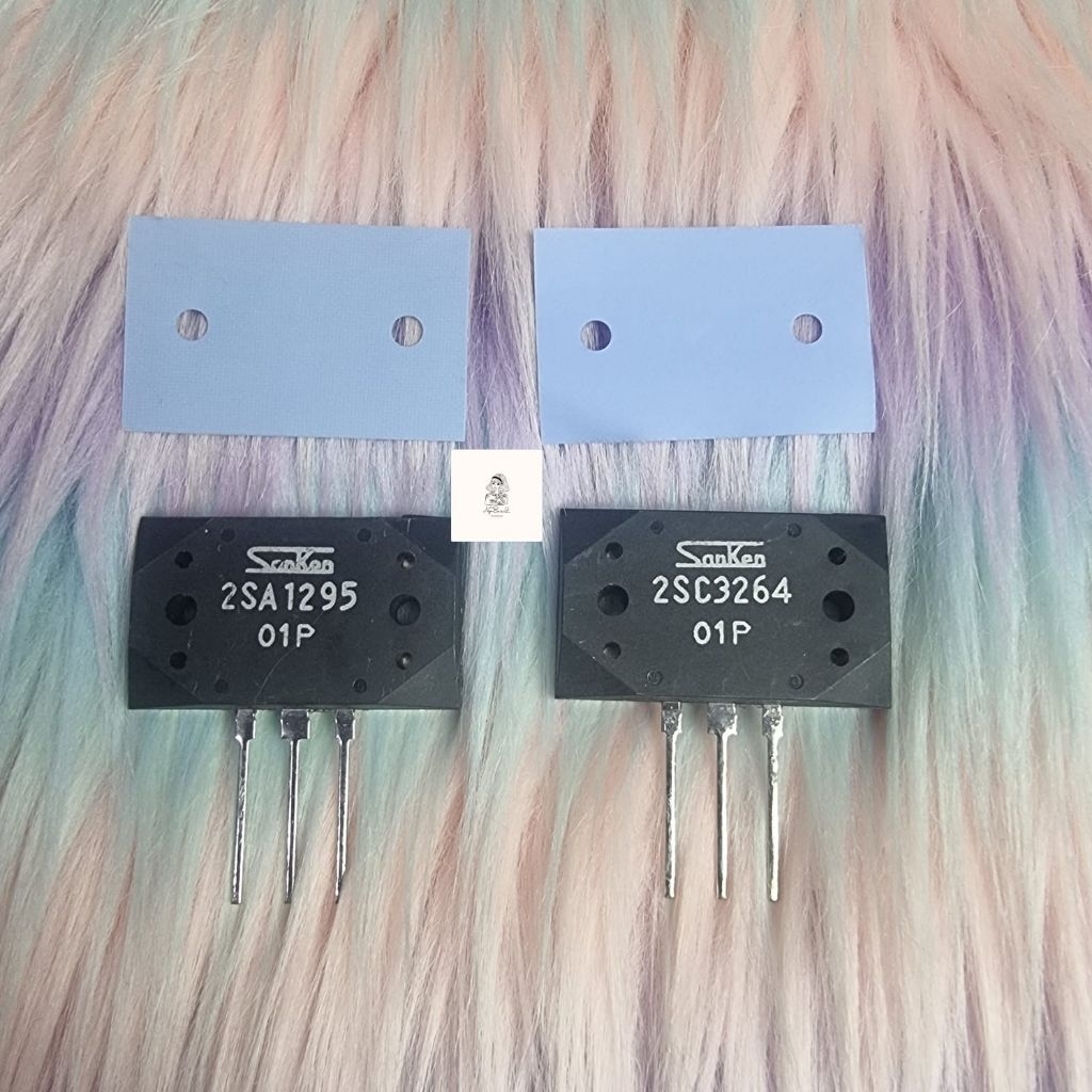 TRANSISTOR SANKEN 1295 3264 A1295 C3265 2SA1295 2SC3254 ORIGINAL 1SET + MIKA KARET