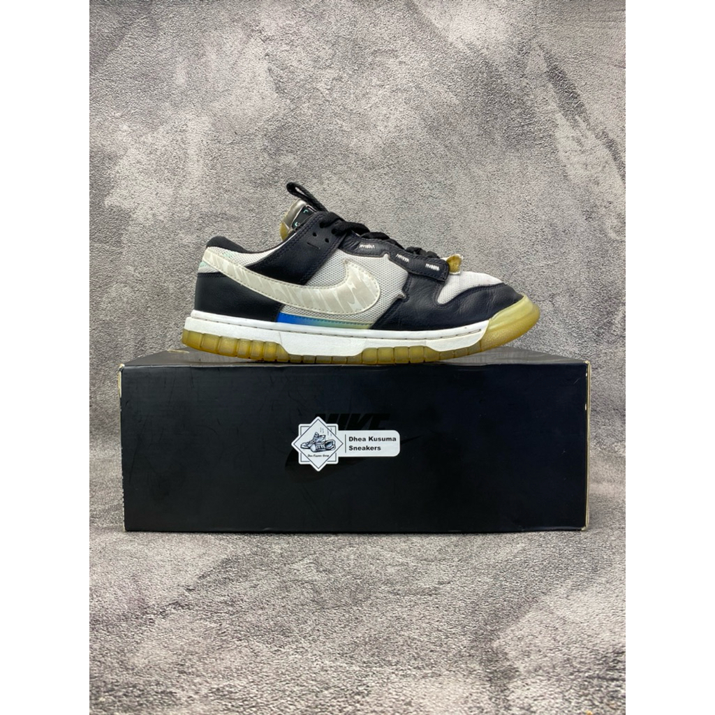 Sepatu Second Nike Dnk Jumbo Remastered Black White  Size 42  Original Guarantee 100%