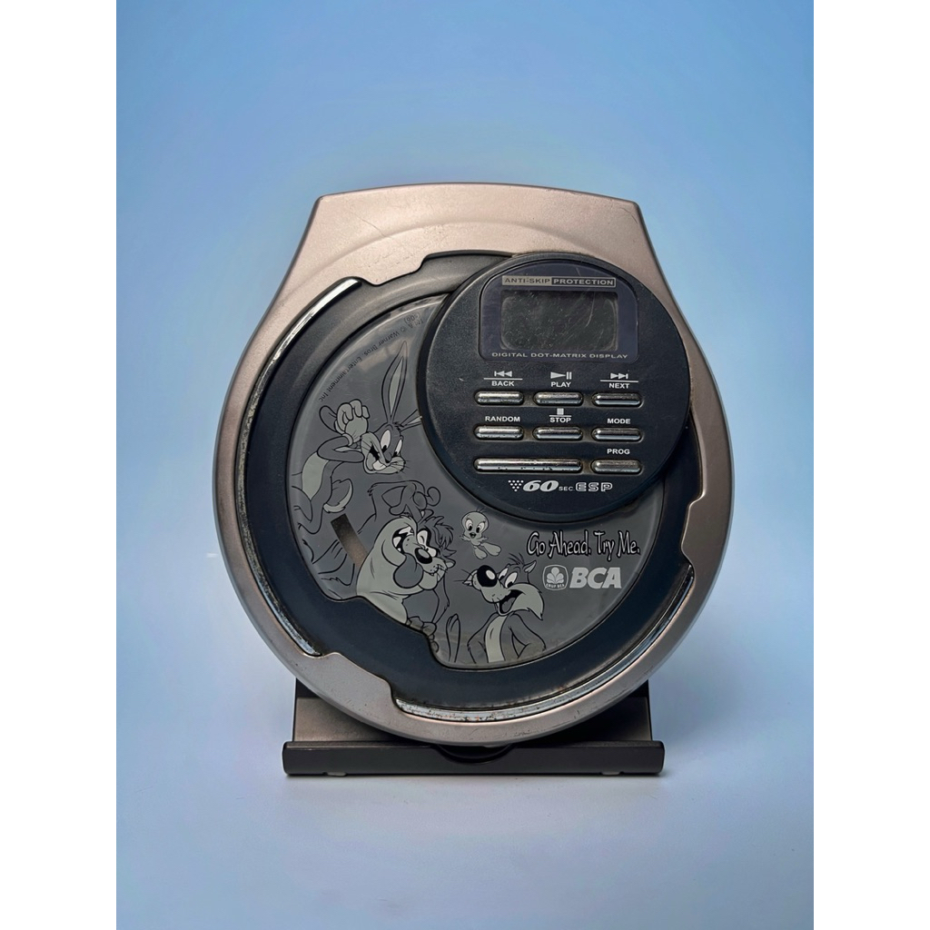 Discman BCA looney tunes normal siap pake