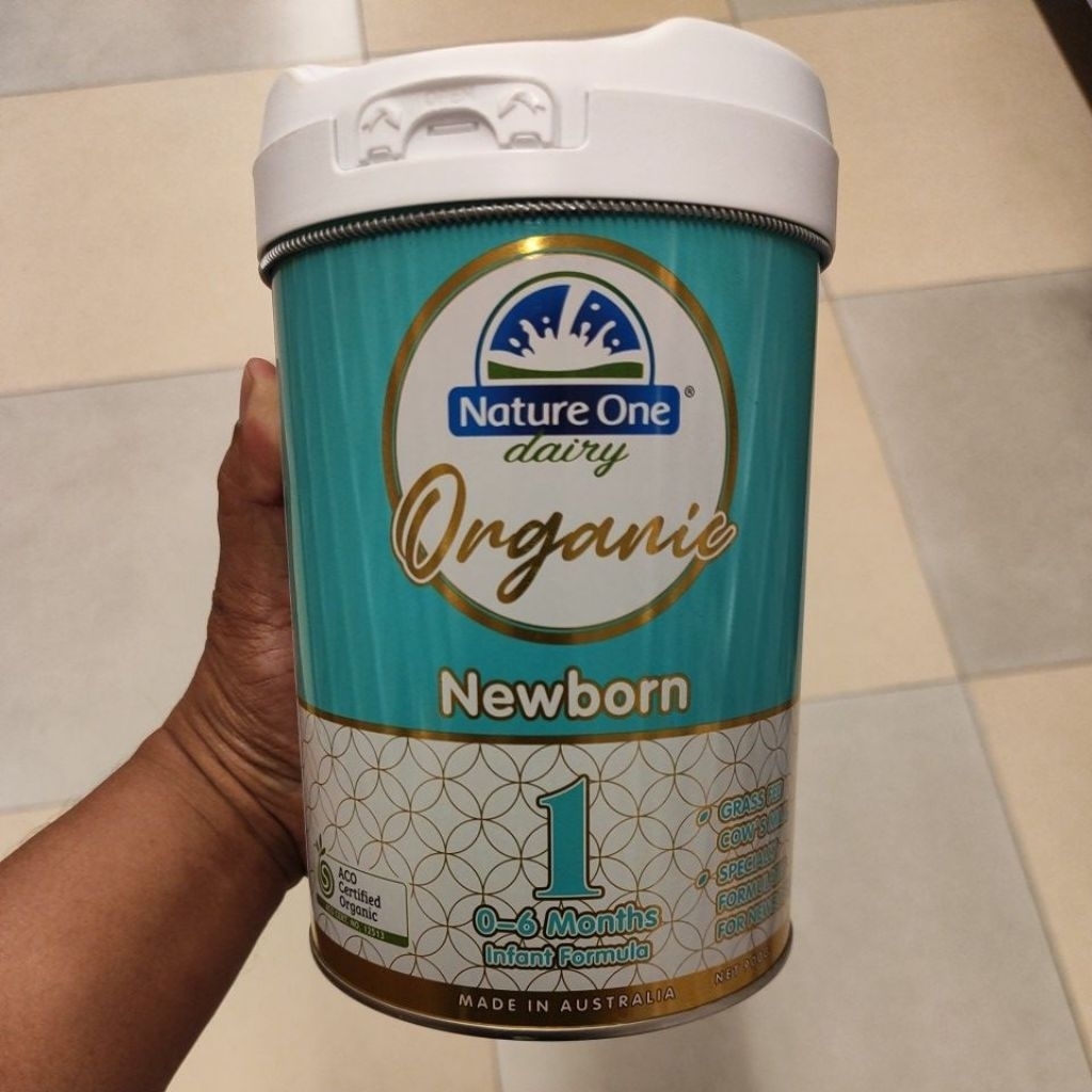 nature one dairy organic step 1 (0-6 bulan) - susu formula nature one dairy organic step 1 (0-6 bula