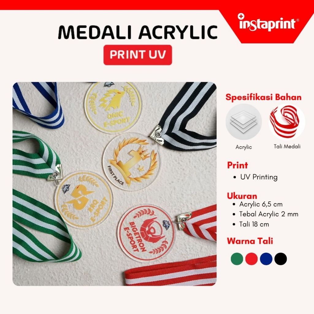 Medali Akrilik Custom / Piagam Sekolah Lomba Kelulusan / Piagam Akrilik Murah / Piagam Buat pacar