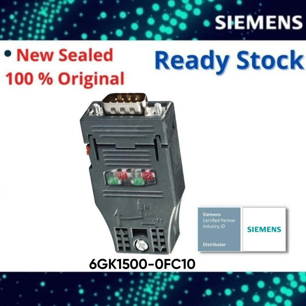Siemens 6GK1500-0FC10 PROFIBUS FC RS 485 plug 180 PROFIBUS Connector