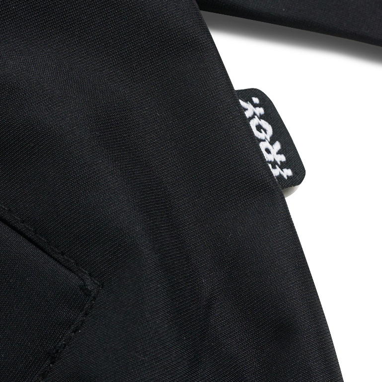 Troy Company Jacket Tracktop Full Black Radial Web - Jaket Tracktop Full Hitam JTT 3574