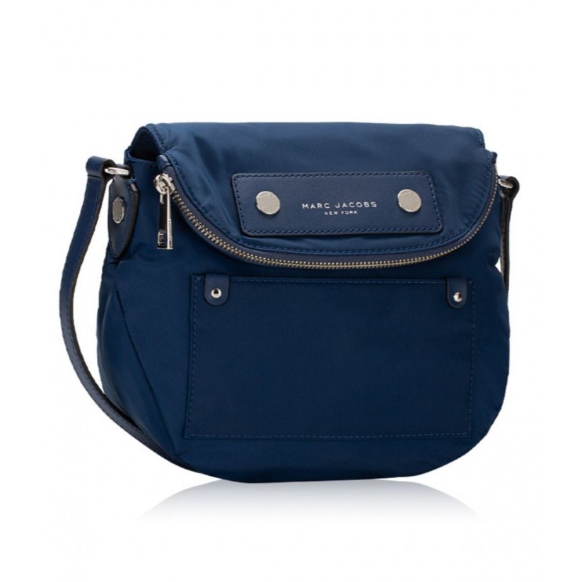 New Marc Jacobs Preppy Nylon Mini AZURE BLUE Messanger Bag