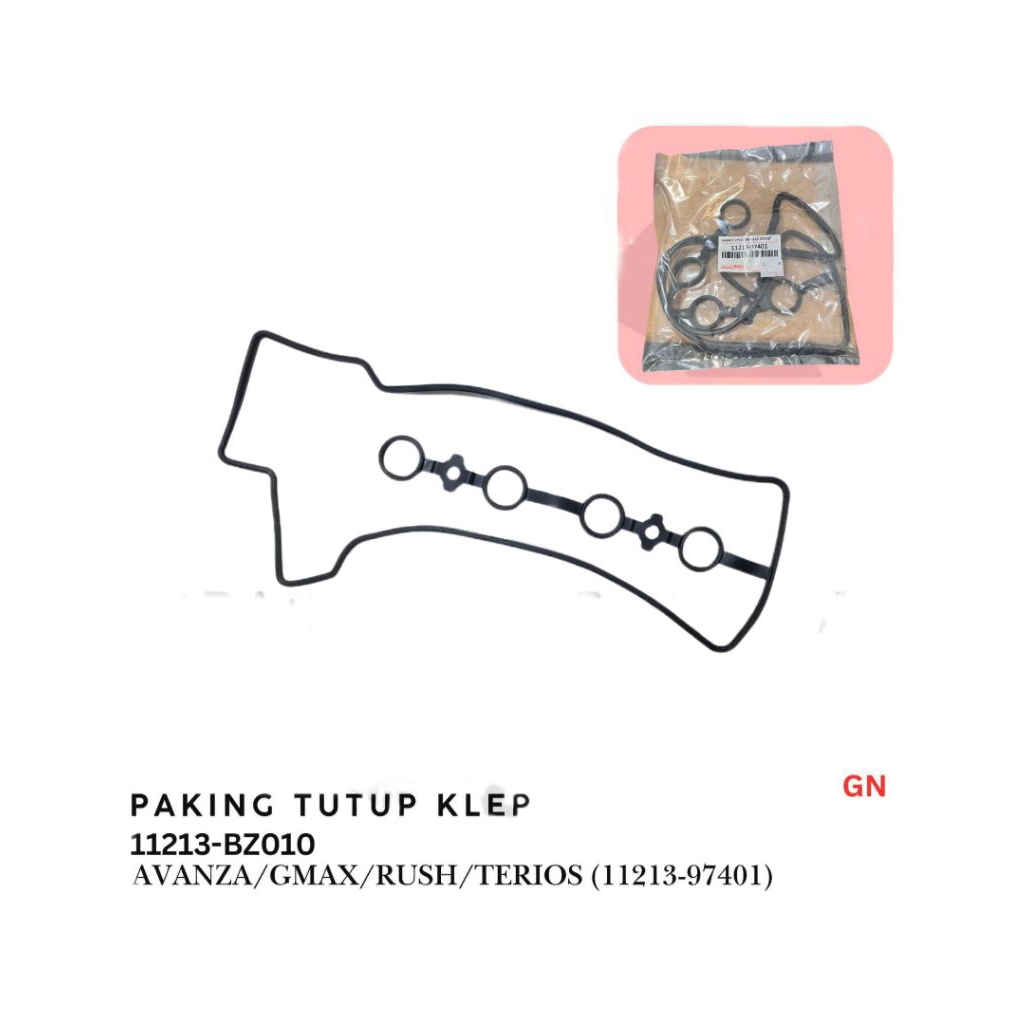 PAKING TUTUP KLEP AVANZA/GMAX/RUSH/TERIOS (11213-97401) 11213-BZ010