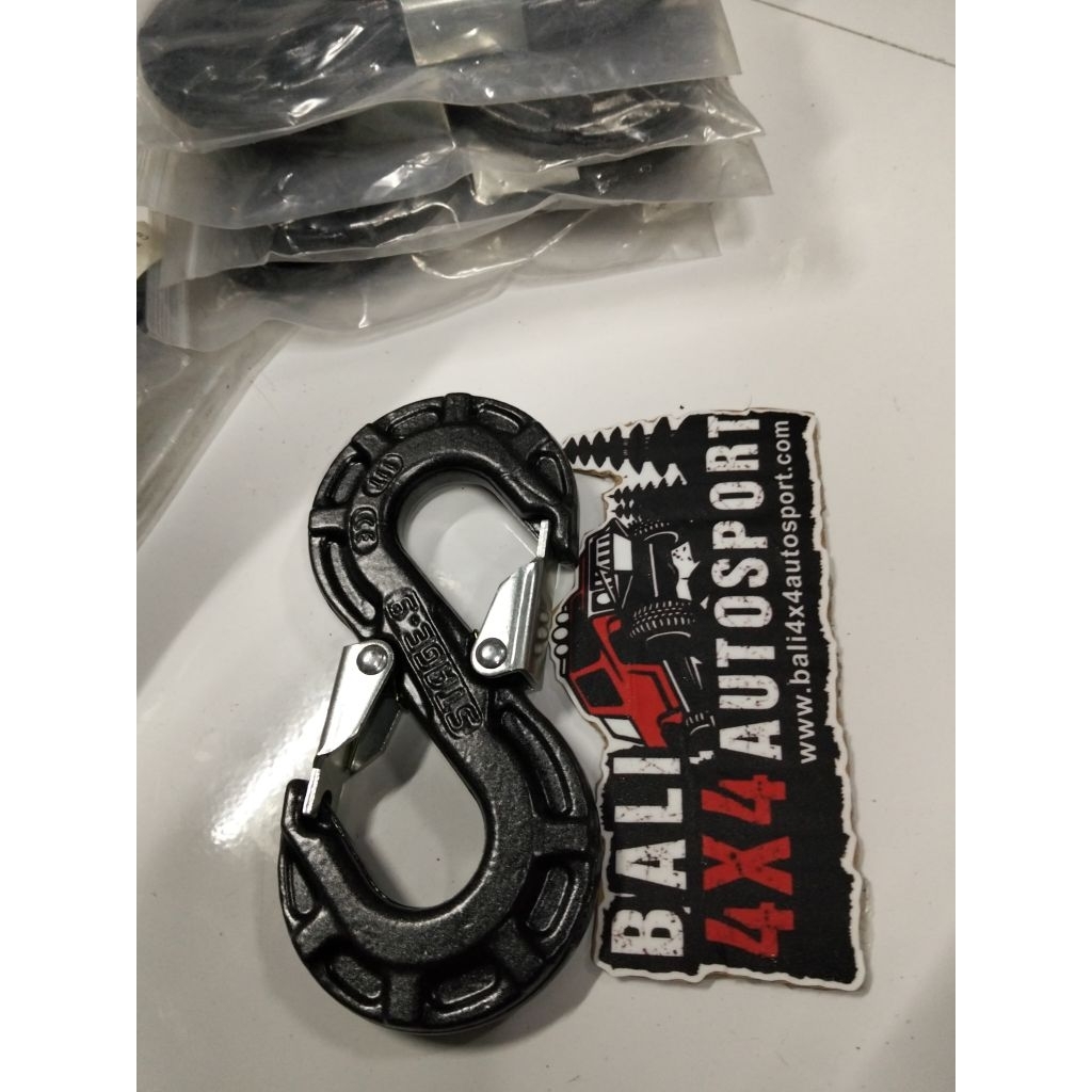 Hook S Winch Heavy Duty - Pengait Tali Winch Mobil Offroad Standar 4x4 Aksesoris Recovery Gear Jip T
