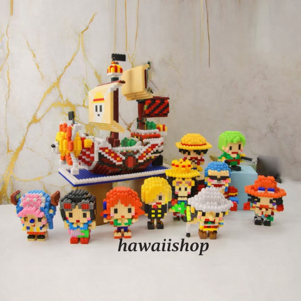 Nano Block One Piece | Naruto | Doraemon | Melody Bricks education Nano Block