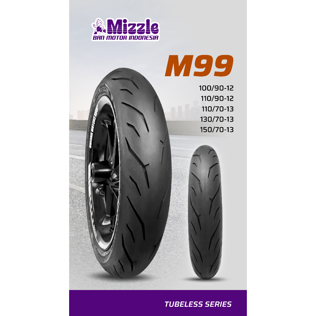 ban motor Mizzle  M99  Ring 12  tubeless