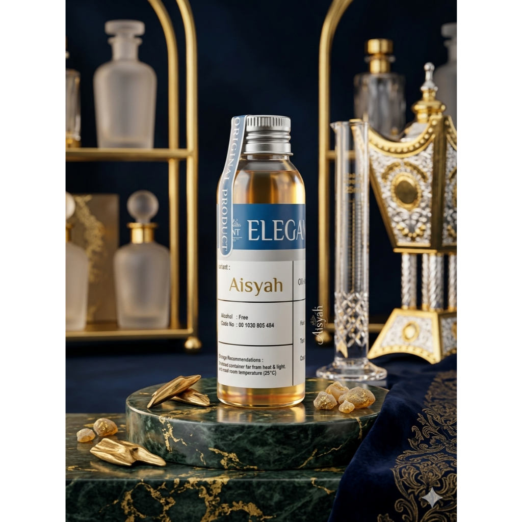 Bibit parfum 100ml Murni segel ,- Aisyah