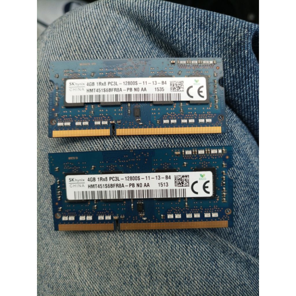 RAM SODIMM DDR3 4GB 1Rx8 PC3L-12800S