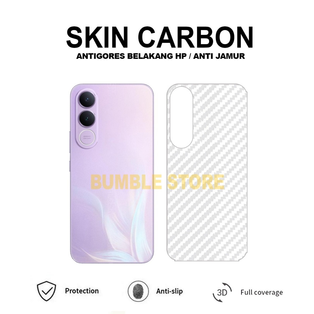 Bumble - Antigores Belakang / Antigores Skin Carbon Vivo V70 SE Vivo V70 Vivo V60 Lite Vivo V60 Vivo