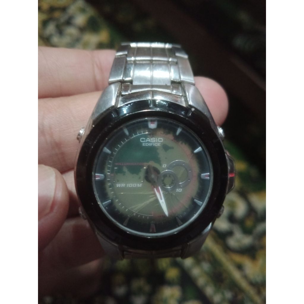 Bahan CASIO EDIFICE AnaDigi EFA 119 Rusak