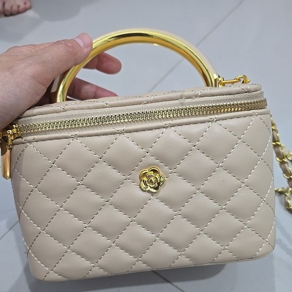 Premium Quilted Vanity Bag