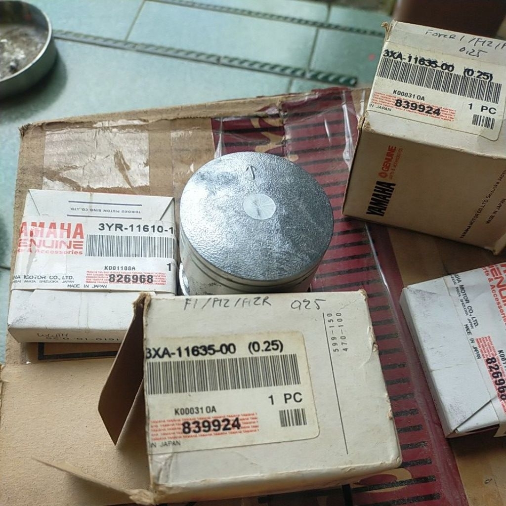 seher piston set Yamaha force one 1 fiz fizr force 1 ring seher original OS 25 OS 75 Japan piston in