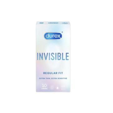 Kondom Durex Invisible Intense 10 Pcs