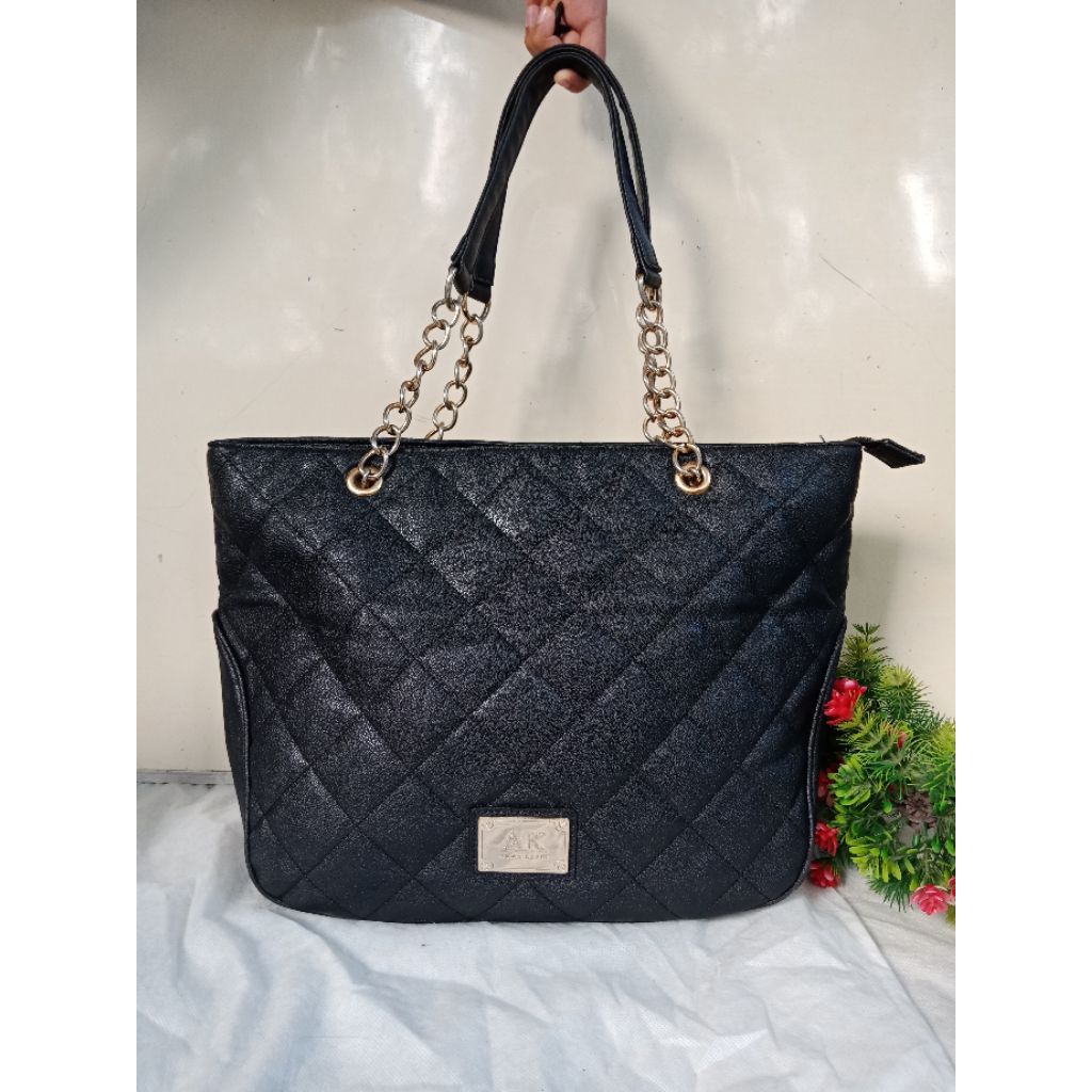 TOTE ANNE KLEIN KULIT, TAS ANNE KLEIN KULIT, TAS TOTE KULIT