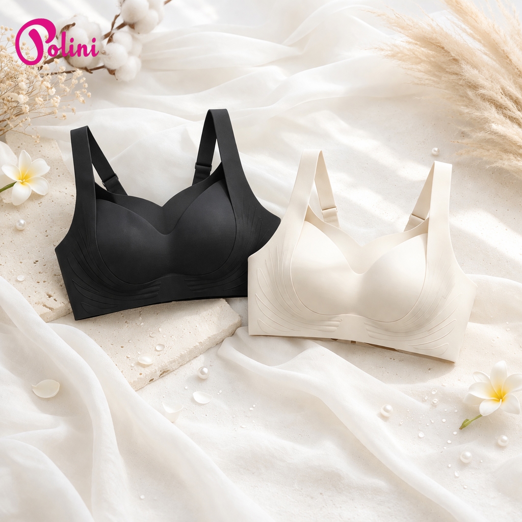 POLINI Bra Wanita Push Up Seamless Tanpa Kawat Sport Bra K3 Pakaian Dalam Wanita High Quality 333